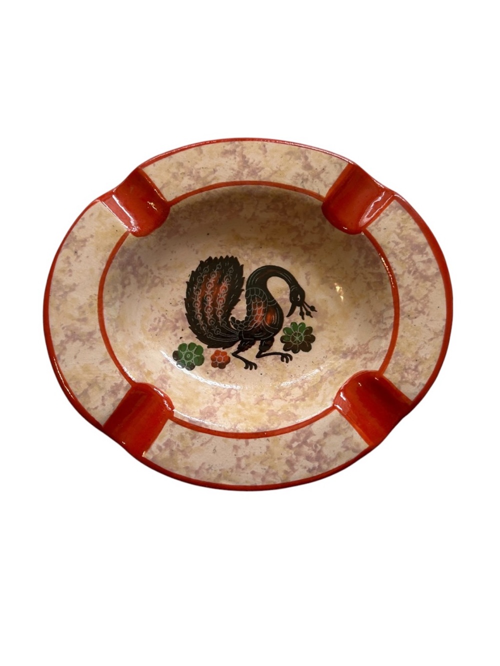 Vintage Hand-Made Greek Ceramic Ashtray by Neofitou Keramik